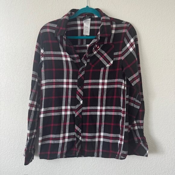 Airwalk Other - Airwalk Classics Juniors Plaid Cotton Button Up Long Sleeve Size XL